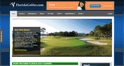 Desktop Screenshot of floridagolfer.com